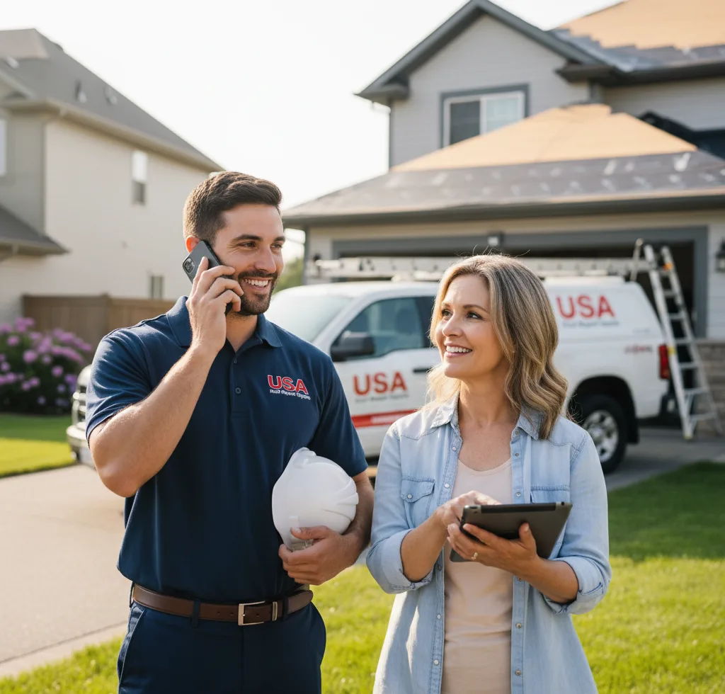 USA Roof Repair Experts customer support in Emmaus